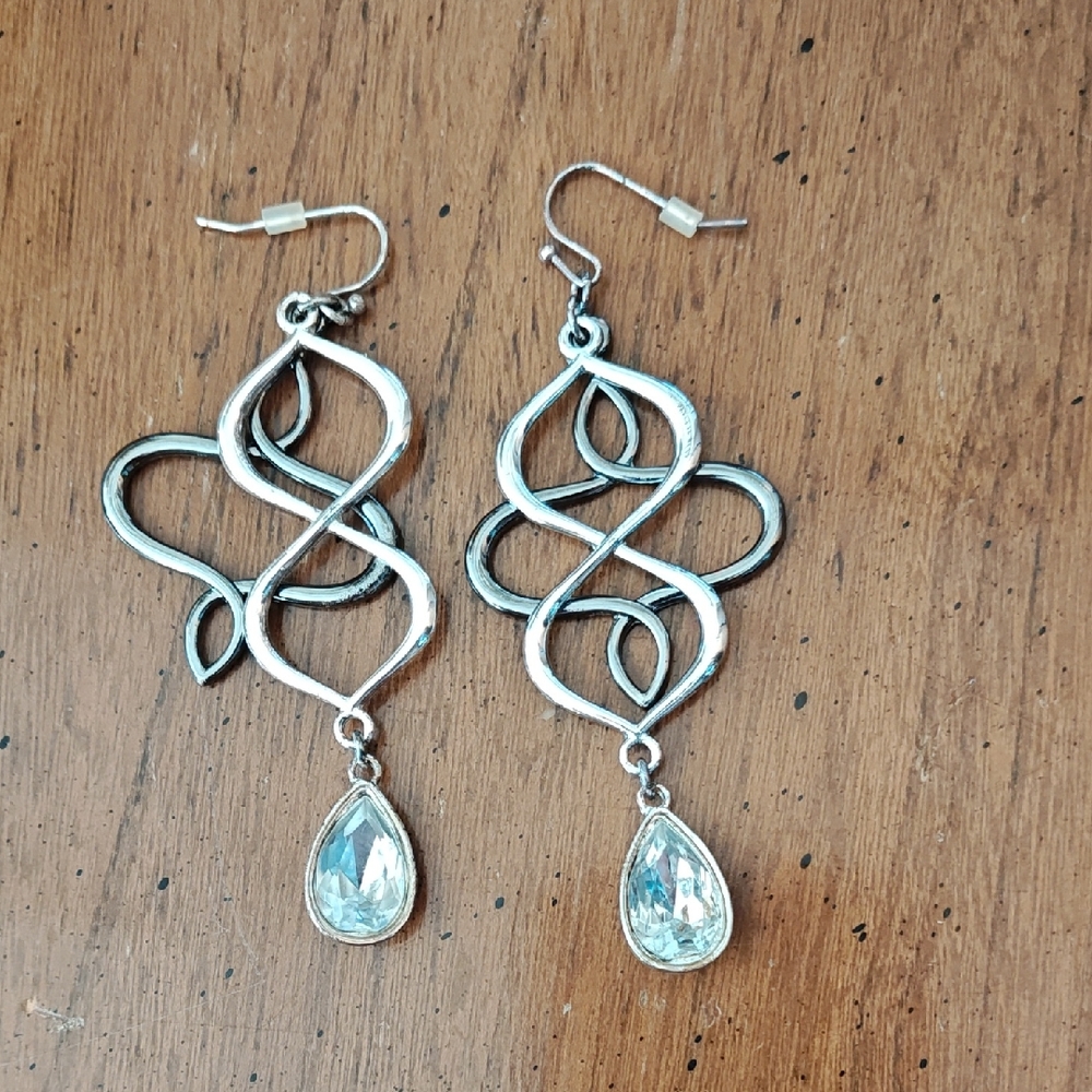 Elegant Silver Dangle Earrings